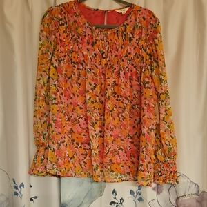 Terra & Sky Multicolor Floral Blouse